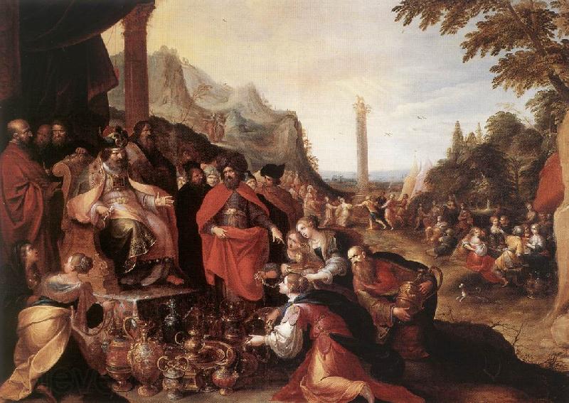 FRANCKEN, Ambrosius Worship of the Golden Calf dj